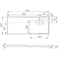 Умывальник Акватон Лондри 120 1A72243KLH010 - Превью изображения №4 — Интернет-магазин Time-Shop