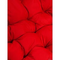 Подвесное кресло M-Group Для двоих 11450106 (белый ротанг/красная подушка) - Превью изображения №11 — Интернет-магазин Time-Shop