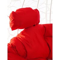 Подвесное кресло M-Group Для двоих 11450106 (белый ротанг/красная подушка) - Превью изображения №9 — Интернет-магазин Time-Shop