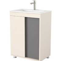 Дабер Тумба под умывальник 013 WeltWasser Deilbach 7517-60 Т13.6W.0.19 (бежевый/серый)