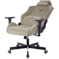 Игровое (геймерское) кресло Knight N1 Fabric Light-21 (бежевый) - Превью изображения №5 — Интернет-магазин Time-Shop