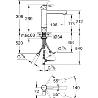 Смеситель Grohe Concetto [31209001] - Превью изображения №2 — Интернет-магазин Time-Shop