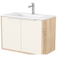 Дабер Тумба под умывальник 018 70 Т18.7.0.18Б (бежевый/дуб бардолино/ручка белая)