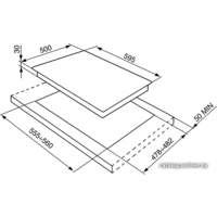 Варочная панель Smeg SRV864POGH - Превью изображения №2 — Интернет-магазин Time-Shop