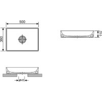 Умывальник Wellsee Pure BY Wellsee 150702001, 2 в 1 - Превью изображения №4 — Интернет-магазин Time-Shop