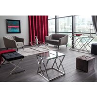 Пуфик Signal LORI VELVET серый - Превью изображения №2 — Интернет-магазин Time-Shop