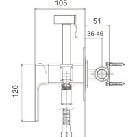 Гигиенический душ Gappo G7218 - Превью изображения №2 — Интернет-магазин Time-Shop