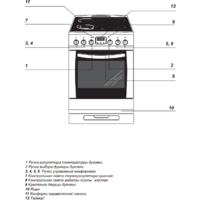 Кухонная плита Hansa FCCW69209 - Превью изображения №2 — Интернет-магазин Time-Shop