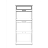 Тумба для обуви Mio Tesoro Сириус 143х60 2.02.10.440.3 (сонома) - Превью изображения №4 — Интернет-магазин Time-Shop