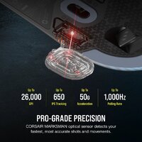 Игровая мышь Corsair M75 Wireless RGB - Превью изображения №3 — Интернет-магазин Time-Shop