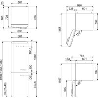 Холодильник Smeg FAB32LSV5 - Превью изображения №3 — Интернет-магазин Time-Shop