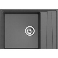 Кухонная мойка GranFest GF-LV-660L (графит) - Превью изображения №2 — Интернет-магазин Time-Shop
