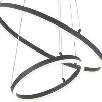 Подвесная люстра Escada Void 10254/2LED (Black APP) - Превью изображения №3 — Интернет-магазин Time-Shop