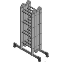 Лестница-трансформер Новая высота NV 132 многофункциональная 4x4 ступени - Превью изображения №5 — Интернет-магазин Time-Shop