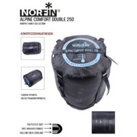 Спальный мешок Norfin Alpine Comfort Double 250 - Превью изображения №3 — Интернет-магазин Time-Shop