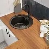 Кухонная мойка GranFest Rondo 510 (черный) - Превью изображения №6 — Интернет-магазин Time-Shop