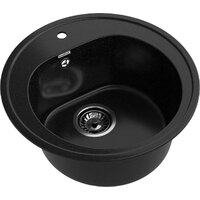 Кухонная мойка GranFest Rondo 510 (черный) - Превью изображения №4 — Интернет-магазин Time-Shop