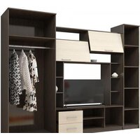 Стенка Стендмебель Марта-М (дуб белфорт/венге) - Превью изображения №2 — Интернет-магазин Time-Shop