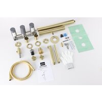Душевая система  Abber Perfekte 316 AF8A50BG (золото брашированное) - Превью изображения №2 — Интернет-магазин Time-Shop
