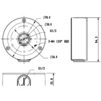 Крепление для камер видеонаблюдения Dahua DH-PFA134 - Превью изображения №8 — Интернет-магазин Time-Shop