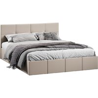 Кровать Трия Лора с ПМ 160x200 (велюр Confetti Cream) - Превью изображения №3 — Интернет-магазин Time-Shop