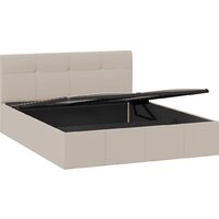 Кровать Трия Лора с ПМ 160x200 (велюр Confetti Cream) - Превью изображения №2 — Интернет-магазин Time-Shop