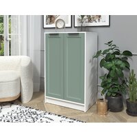 Тумба Интерлиния Концепт Тренд КТ-Т64 (белый платинум/мята) - Превью изображения №3 — Интернет-магазин Time-Shop