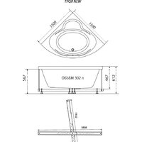 Ванна Triton ТРОЯ 150x150 - Превью изображения №7 — Интернет-магазин Time-Shop