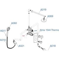 Душевая система  Wasserkraft A171519 - Превью изображения №7 — Интернет-магазин Time-Shop