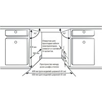 Отдельностоящая посудомоечная машина Meferi MDW4562WH FS Light - Превью изображения №24 — Интернет-магазин Time-Shop