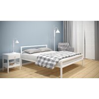 Кровать ИП Князев Наргиз 90x200 (белый) - Превью изображения №2 — Интернет-магазин Time-Shop