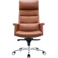 Офисное кресло CACTUS CS-LBR-CARACAS (коричневый) - Превью изображения №2 — Интернет-магазин Time-Shop