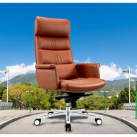 Офисное кресло CACTUS CS-LBR-CARACAS (коричневый) - Превью изображения №5 — Интернет-магазин Time-Shop