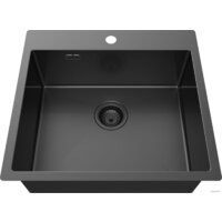 Кухонная мойка Aquasanita Aira AIR 100 N-T (графит) - Превью изображения №2 — Интернет-магазин Time-Shop