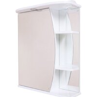 Onika Шкаф с зеркалом Луна 55.01 левый (белый) [205520]