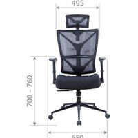 Офисное кресло CHAIRMAN CH566 (оранжевый) - Превью изображения №2 — Интернет-магазин Time-Shop