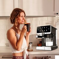 Рожковая кофеварка Yoer Creamo EMF03BK - Превью изображения №2 — Интернет-магазин Time-Shop