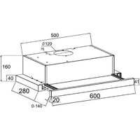 Кухонная вытяжка LEX Hubble 2M 600 Black - Превью изображения №8 — Интернет-магазин Time-Shop
