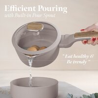 Набор кастрюль Berlinger Haus Taupe Nordic Collection BH-8344 - Превью изображения №7 — Интернет-магазин Time-Shop
