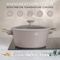 Набор кастрюль Berlinger Haus Taupe Nordic Collection BH-8344 - Превью изображения №3 — Интернет-магазин Time-Shop