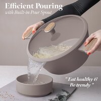 Набор кастрюль Berlinger Haus Taupe Nordic Collection BH-8344 - Превью изображения №4 — Интернет-магазин Time-Shop