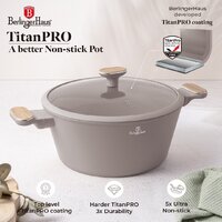 Набор кастрюль Berlinger Haus Taupe Nordic Collection BH-8344 - Превью изображения №5 — Интернет-магазин Time-Shop