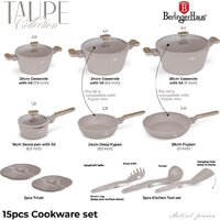 Набор кастрюль Berlinger Haus Taupe Nordic Collection BH-8344 - Превью изображения №9 — Интернет-магазин Time-Shop
