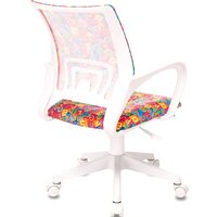 Компьютерное кресло Бюрократ Burokids 1W 1920557 (мультиколор алфавит/пластик белый) - Превью изображения №4 — Интернет-магазин Time-Shop