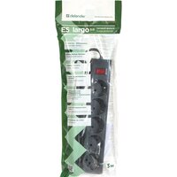 Сетевой фильтр Defender ES largo 3 (черный) - Превью изображения №3 — Интернет-магазин Time-Shop