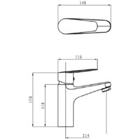Смеситель Esko Limassol LL26 - Превью изображения №2 — Интернет-магазин Time-Shop