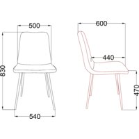 Стул Алвест Av 435 (сливовый бархат/черный) - Превью изображения №9 — Интернет-магазин Time-Shop