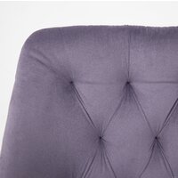 Стул Алвест Av 435 (сливовый бархат/черный) - Превью изображения №6 — Интернет-магазин Time-Shop