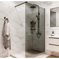 Стеклянная шторка для ванны Benetto BEN-602 BLT - Превью изображения №2 — Интернет-магазин Time-Shop