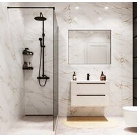 Стеклянная шторка для ванны Benetto BEN-602 BLT - Превью изображения №4 — Интернет-магазин Time-Shop